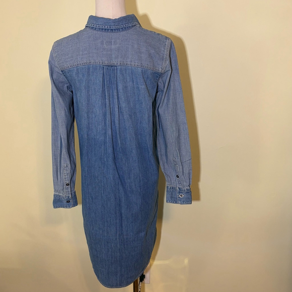 Chaps Women’s Blue Jean Long Sleeve Shirtdress XS - Picture 4 of 7